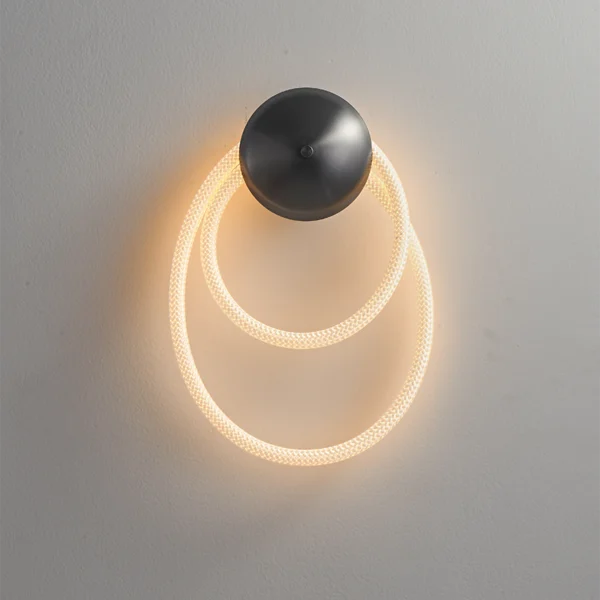 Art Design Residential Modern Soft LED Wall Light Fixture for Bedside Hotel Living Room Aisle Corridor Mounted Sconce Lamp