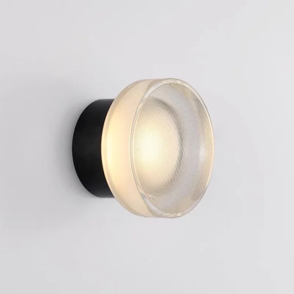 Nordic Light Luxury Modern Minimalist Round Acrylic Wall Lamp for Living Room Bedroom Bedside Entryway Decorative Lighting