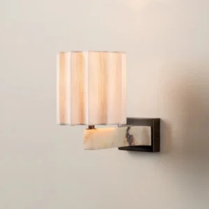 French Wabi Sabi Style Natural Marble Wall Lamp Entryway Living Room Bedroom Corridor Passageway Background Wall Lamp