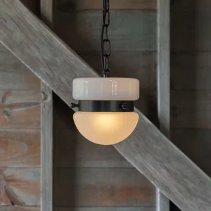 Vintage Passageway Milky Glass Small Chandelier Retro Guesthouse Restaurant Bauhaus Designer Entryway Corridor Bedside Lamp