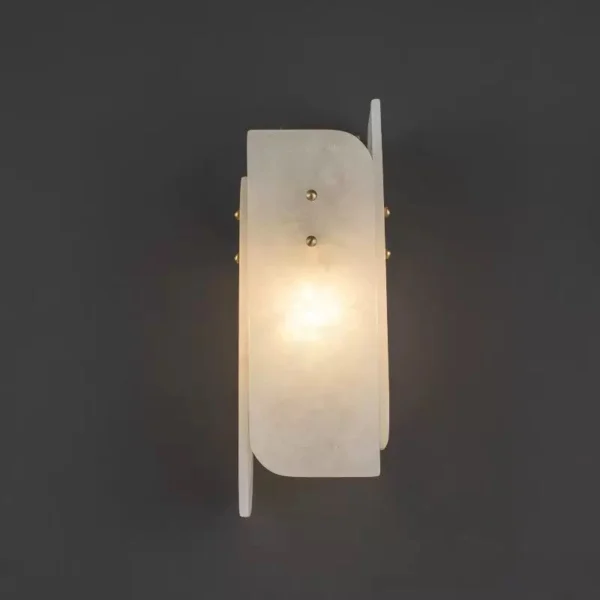 Full Copper Light Luxury Cloud Stone Wall Lamp Indoor Living Room Creative Unique Minimalist Atmosphere Bedroom Bedside Lamp