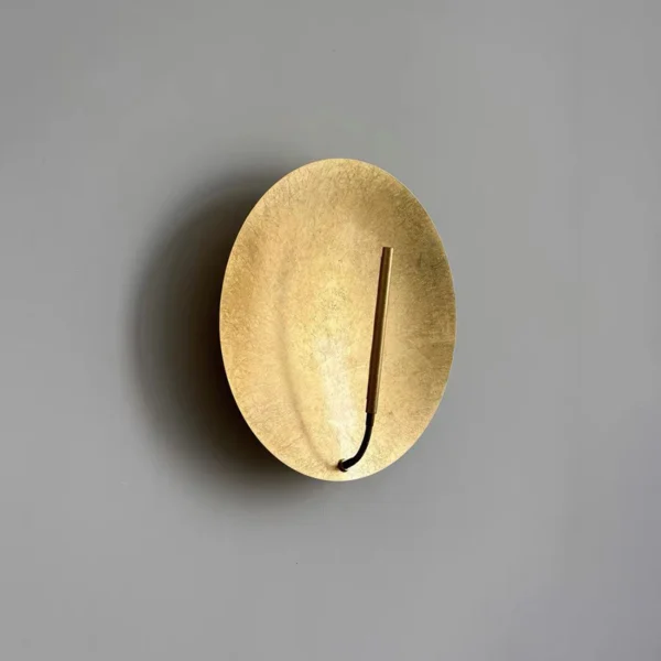 Scandinavian Gold Foil Wall Lamp Living Room Bedroom Background Wall Corridor Designer Atmosphere Hotel Bedside Lamp