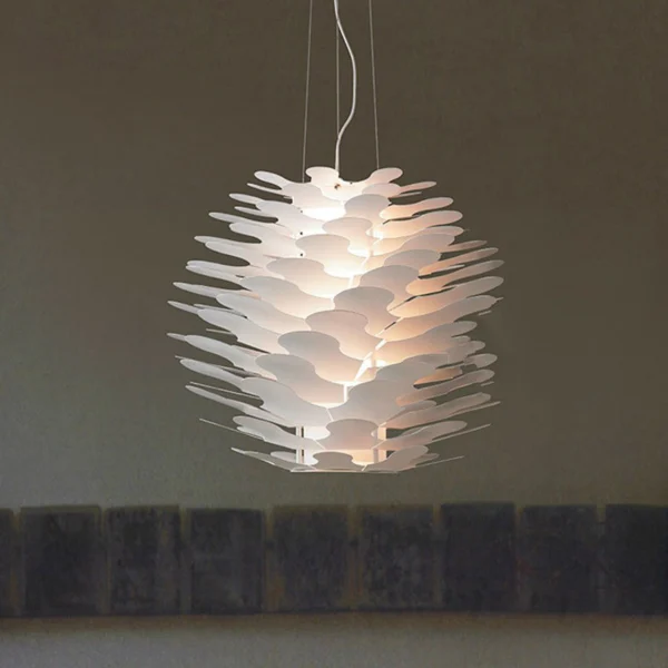 Nordic Modern Design Living Room Metal Pendant Light Decorative Suspension Luminaire for Kitchen Dining Table Restaurant