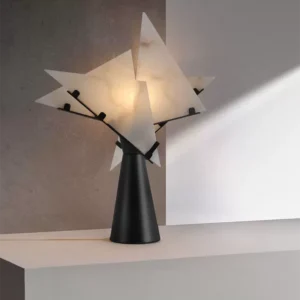 Designer Natural Cloud Stone Bedroom Table Lamp Vintage Modern Model Room Hotel Front Desk Living Room Study Desk Lamp
