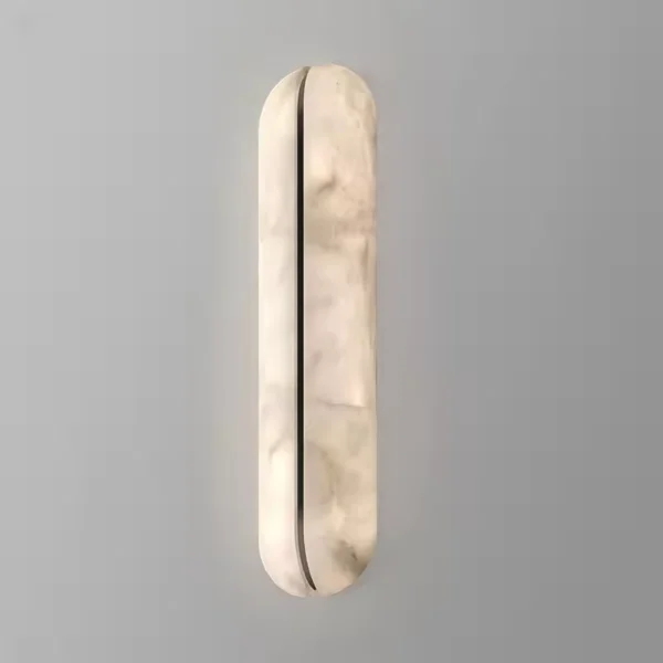 Modern Luxury Oval Natural Cloud Stone Wall Lamp Minimalist Living Room Backlight Bedroom Bedside Corridor Lighting