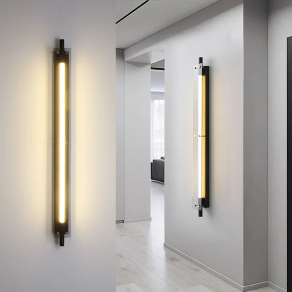 Italian Minimalist High-End Designer Wall Lamp for Living Room Sofa Background & Bedroom Bedside Ambient Lighting Fixture