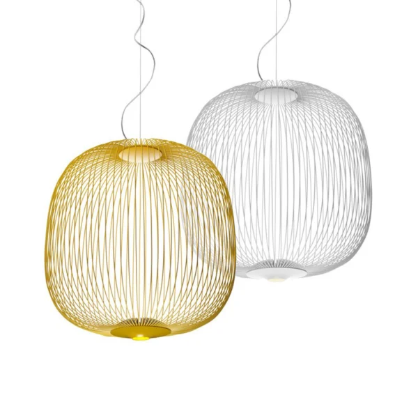 Postmodern Designer Chandelier Sales Office Villa Living Room Showroom Bedroom Kitchen Island Birdcage Decoration Pendant Light