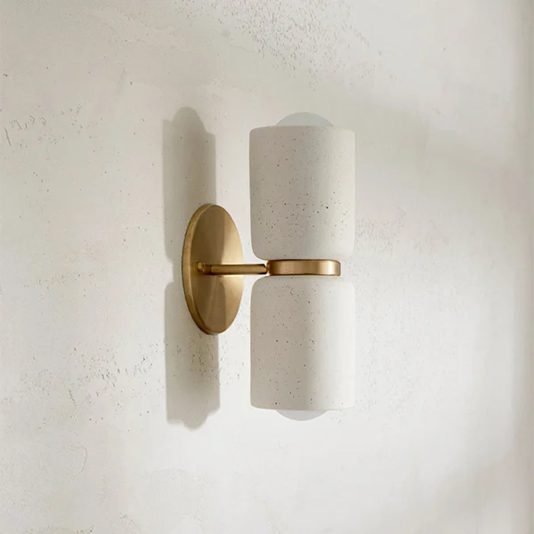 Ceramic Wall Sconce Up and Down Lighting Suitable for Living Room Bedroom Bedside
