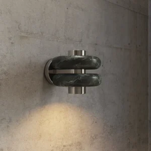 Modern Marble Wall Sconce Stylish Designer Lighting for Hallway Corridor Bedroom Bedside Bathroom Travertine Wall Lamp