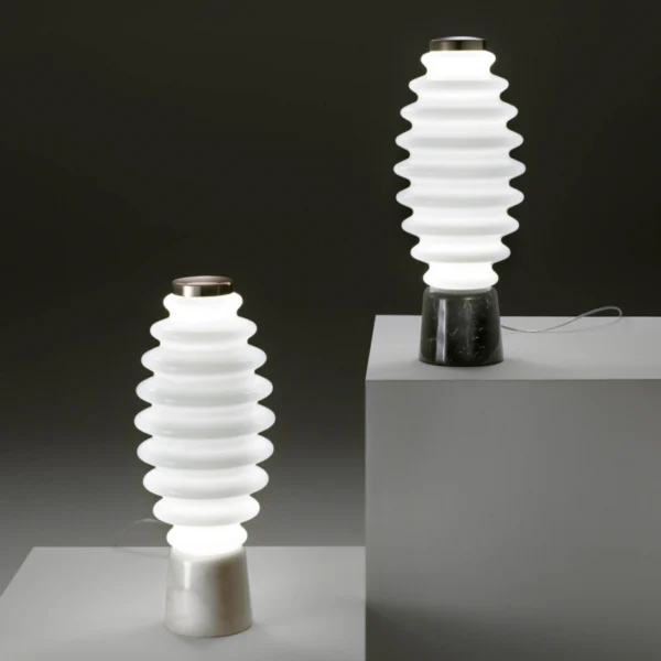 Italian Marble Glass Table Lamp Bedroom Living Room Designer Showroom Creative Unique Decorative Light