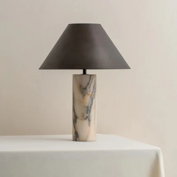 Postmodern Designers Creative Living Room Bedroom Showroom Romantic Simple Light Luxury Decoration Bedside Marble Table Lamp